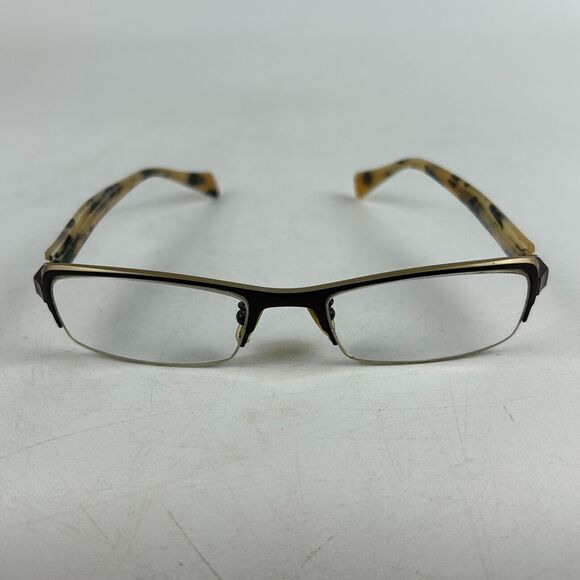 Face a Face Loris 2 9189 Eyeglasses Womens Black Brown Oval‎ Frames 50-18 - Picture 1 of 14